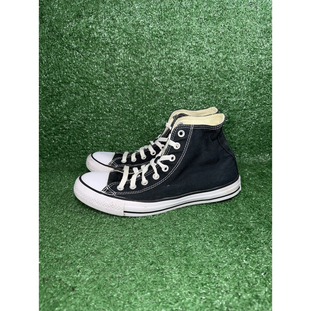 Converse Shoes Womens Size 10 Chuck Taylor All Star High Top Black White Sneaker - Picture 3 of 11